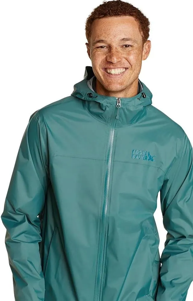 Eddie Bauer Men's Packable Cloud Cap Waterproof Rain Jacket
