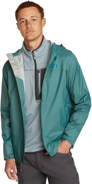 Eddie Bauer Men's Packable Cloud Cap Waterproof Rain Jacket