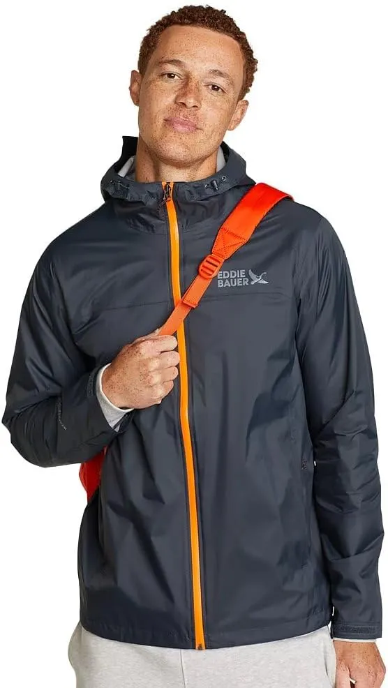 Eddie Bauer Men's Packable Cloud Cap Waterproof Rain Jacket