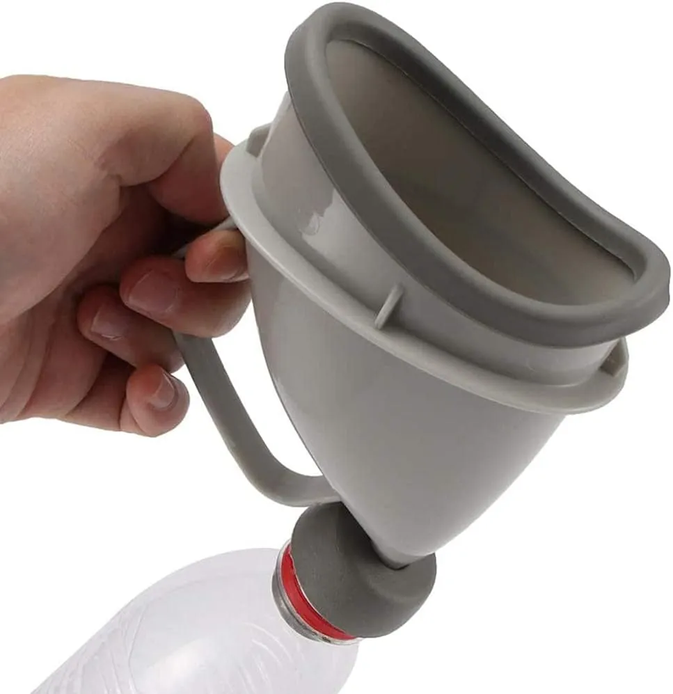 Emergency Urinal Bottle, Male Female Portable Mobile Toilet Potty Pee Urine Bottle, Car Travel Portable Adult Urinal, Reusable Emergency Urinal for Camping Car Travel Traffic Jam and Queuing