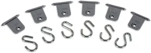 Fiamma 98655-743 Kit Awning Hangers Canopy S Hook Set of 6 for Motorhome Caravan
