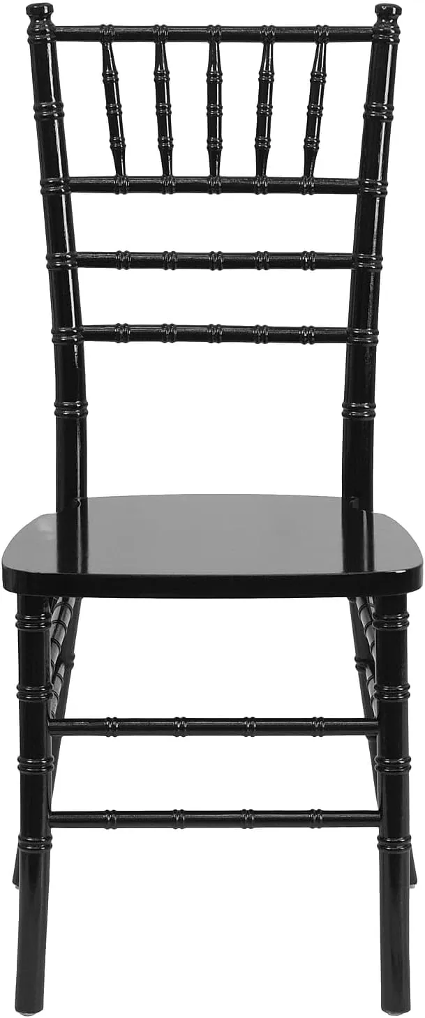 Flash Furniture 2 Pack HERCULES Series Black Wood Chiavari Chair