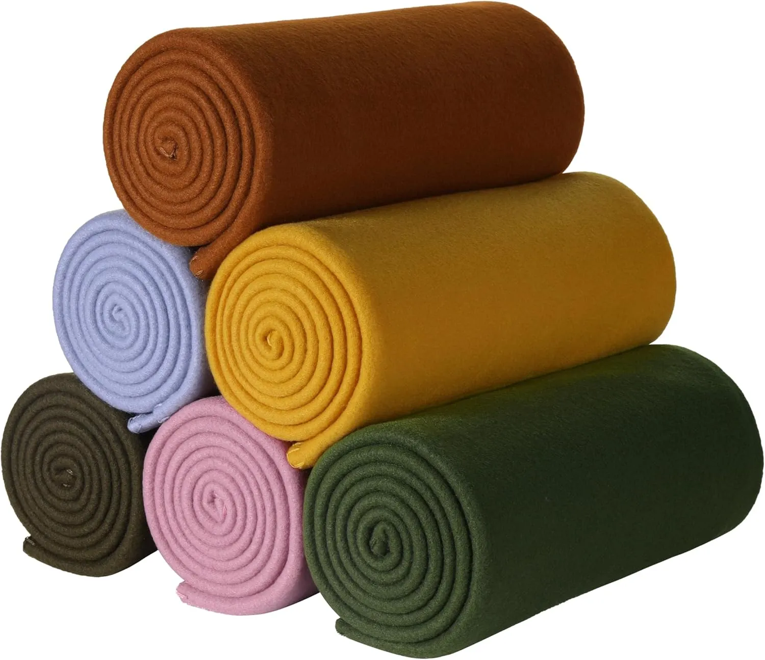Fleece Throw Blankets Lightweight Warm Soft Cozy Pet-Friendly Bulk Fleece Throw Blanket Kids Solid for Home Bed, Sofa,Office, Gifts (Pack of 6-50 x 60 inch,Multiple 3)