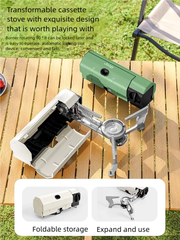 Foldable cassette stove