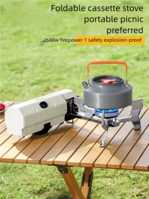 Foldable cassette stove