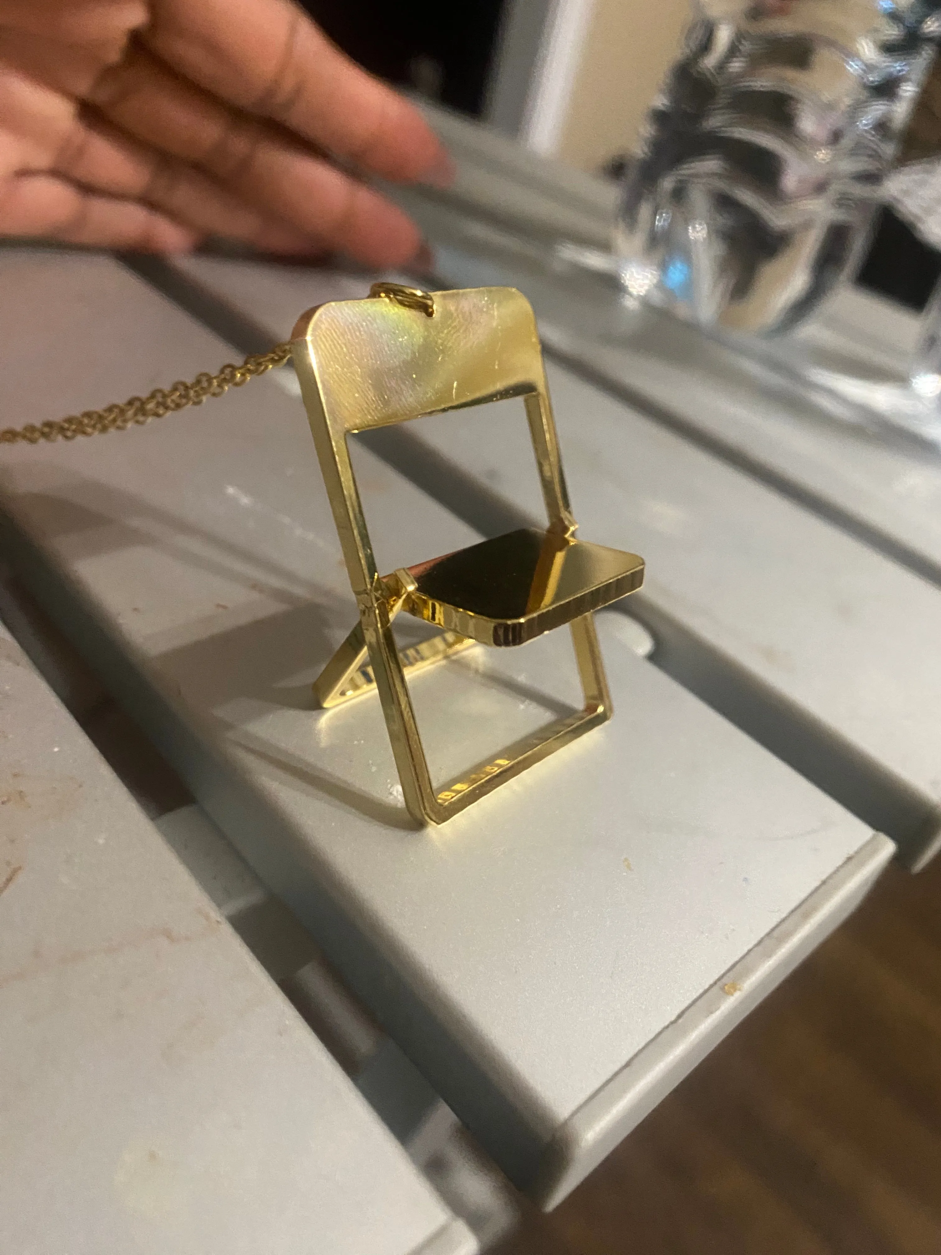 Folding Chair Necklace
