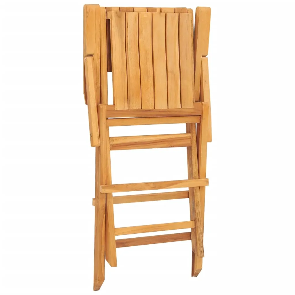 Folding Patio Chairs 2 pcs 21.7"x24"x35.4" Solid Wood Teak