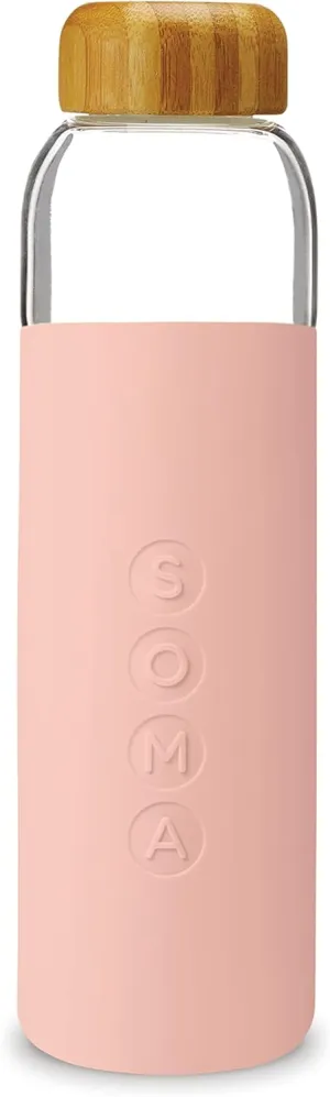 Full Circle Home V.2 17 oz. Glass Water Bottle - Blush