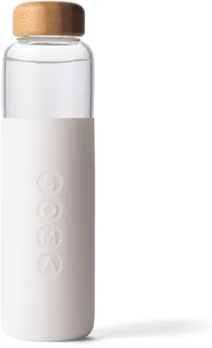 Full Circle Home V.2 17 oz. Glass Water Bottle - White
