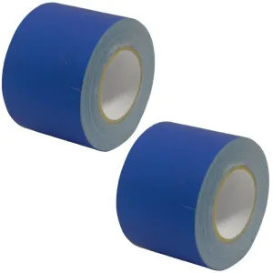 Gaffer's Tape - Blue - 4 inch (2 Pack)