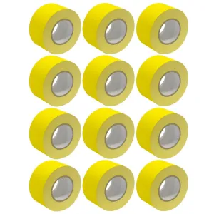Gaffer's Tape - Yellow - 3 inch (12 Pack)