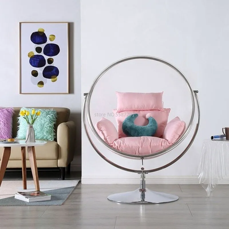 Ghost Chair Hanging Ball Space Stühle Glass Ball Hängesessel Hanging Transparent Bubble Chairs