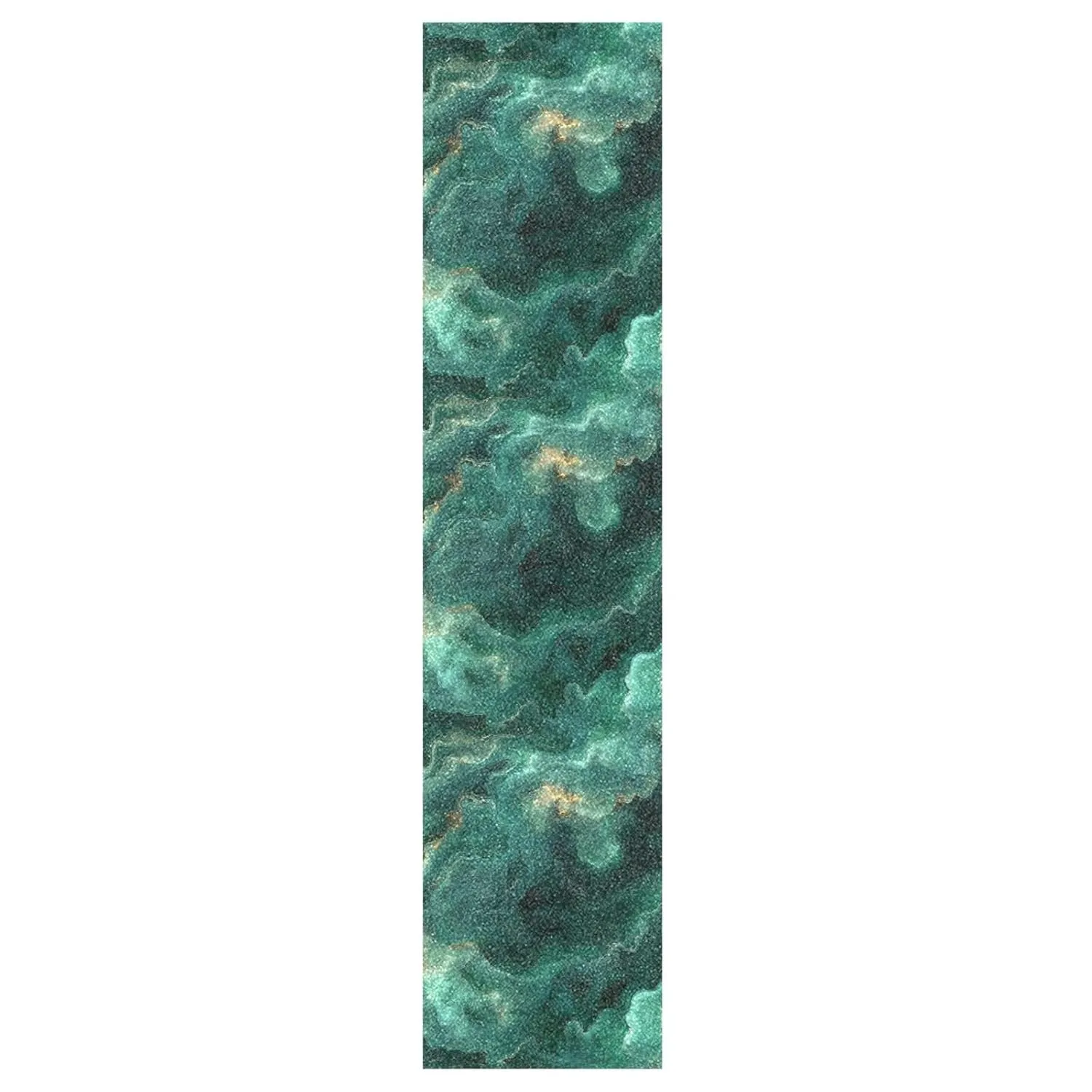 Green Gold Luxury Marble Texture Grip Tape roll Skateboard Anti Slip Grip Tape for Scooters Deck Longboard Griptape Waterproof mini Cruiser Skateboard Grip, 44×10 Inch