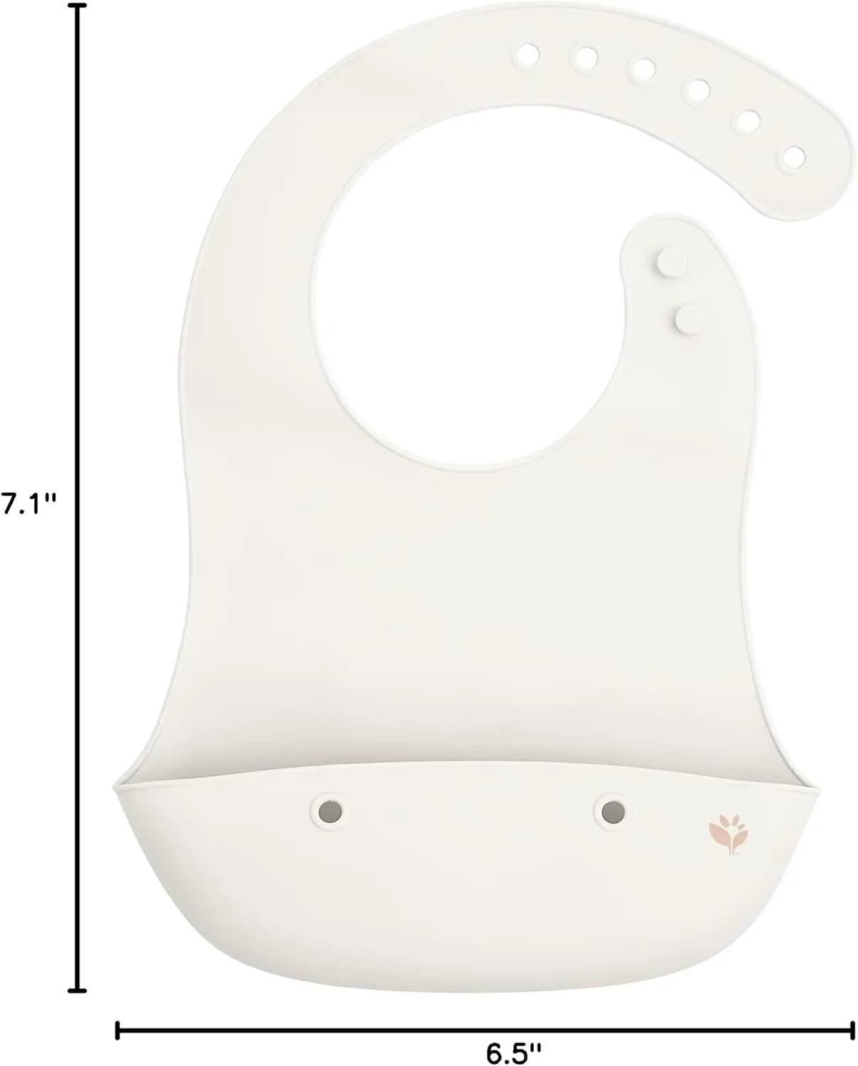 green sprouts Unisex Baby Silicone Scoop Bib