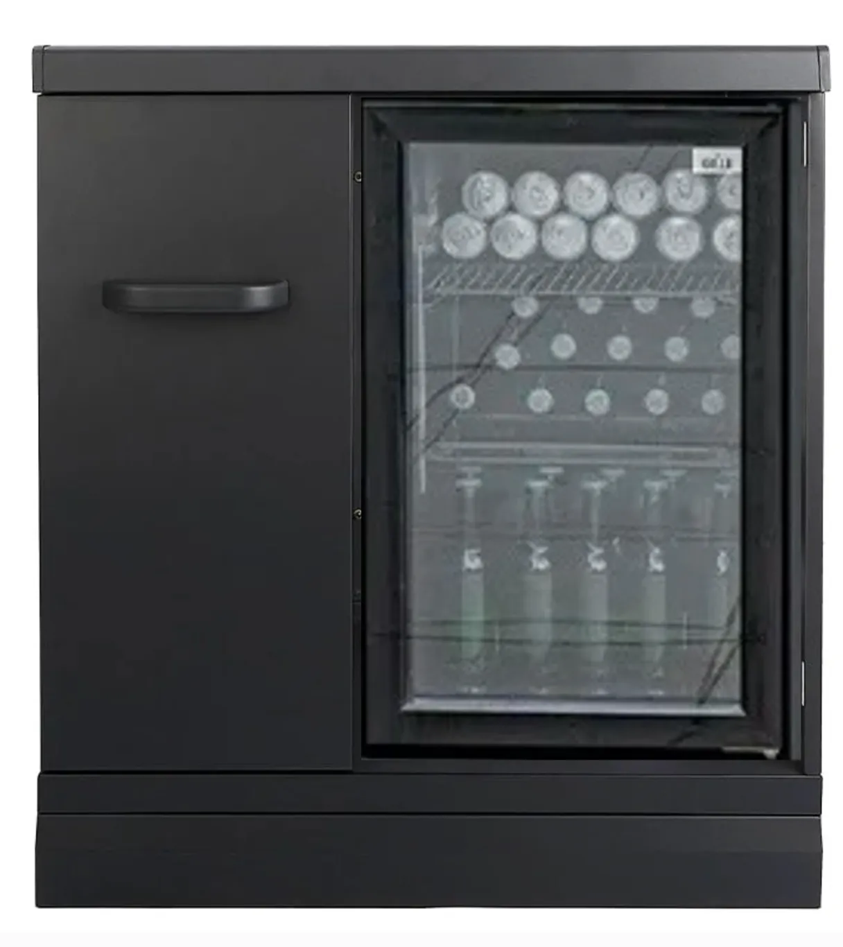 GRLLR Outdoor Kitchen 5 Burner BBQ, Stove unit,Fridge, Sink and Kamado