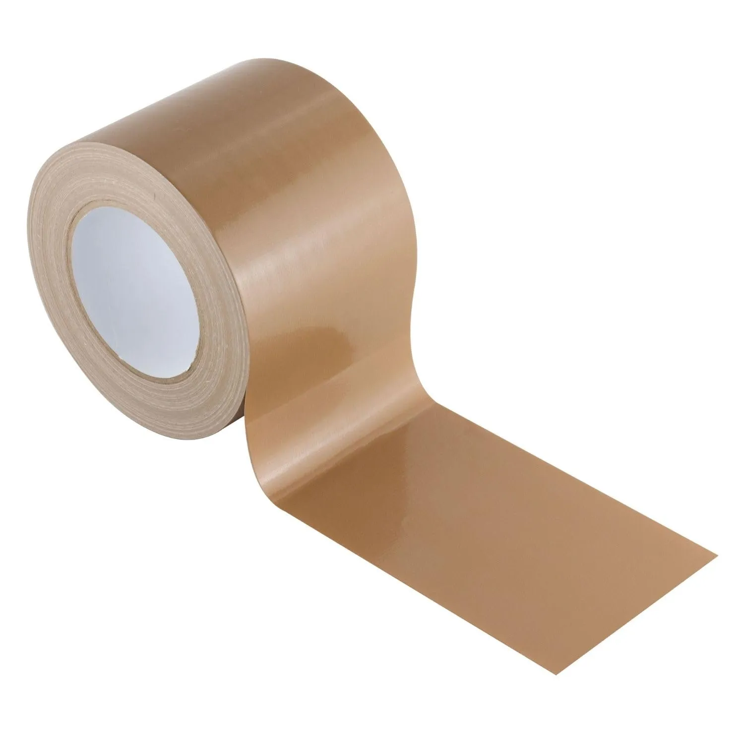 GTSE Wide Duct Tape, Brown, 4 Inches x 55 Yards (164 ft), Heavy Duty, Waterproof Repair Tape for Indoor or Outdoor Use, 1 Roll
