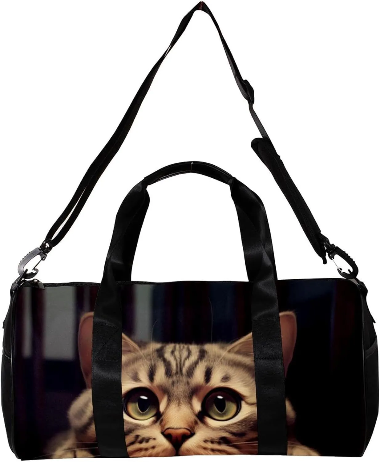 Gym Bag for Women,Small Gym Bag for Men,Chair Cat,Overnight Bag
