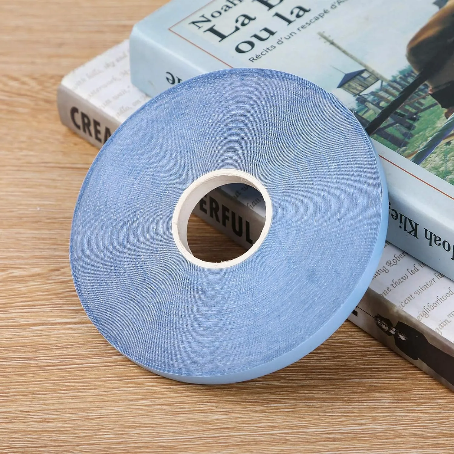 Hair System Tape Roll for Hair Extension Double-Sided Replacement Tape Waterproof Strong Hold 36 Yards Blue …