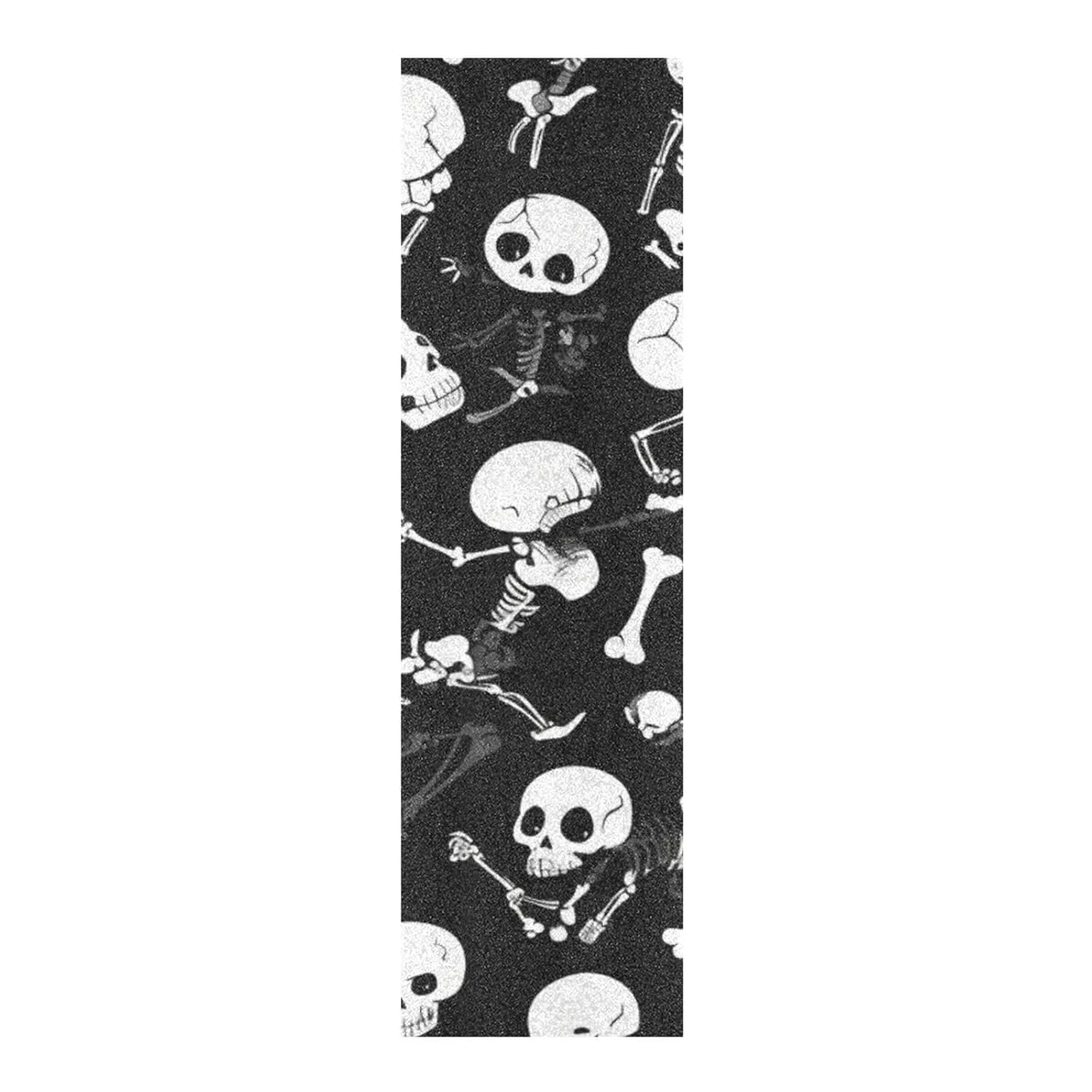 Halloween Black Skull Skeleton Grip Tape roll for Skateboards Waterproof Scooter Accessories 33×9 Inch Papel de lija para patinetas