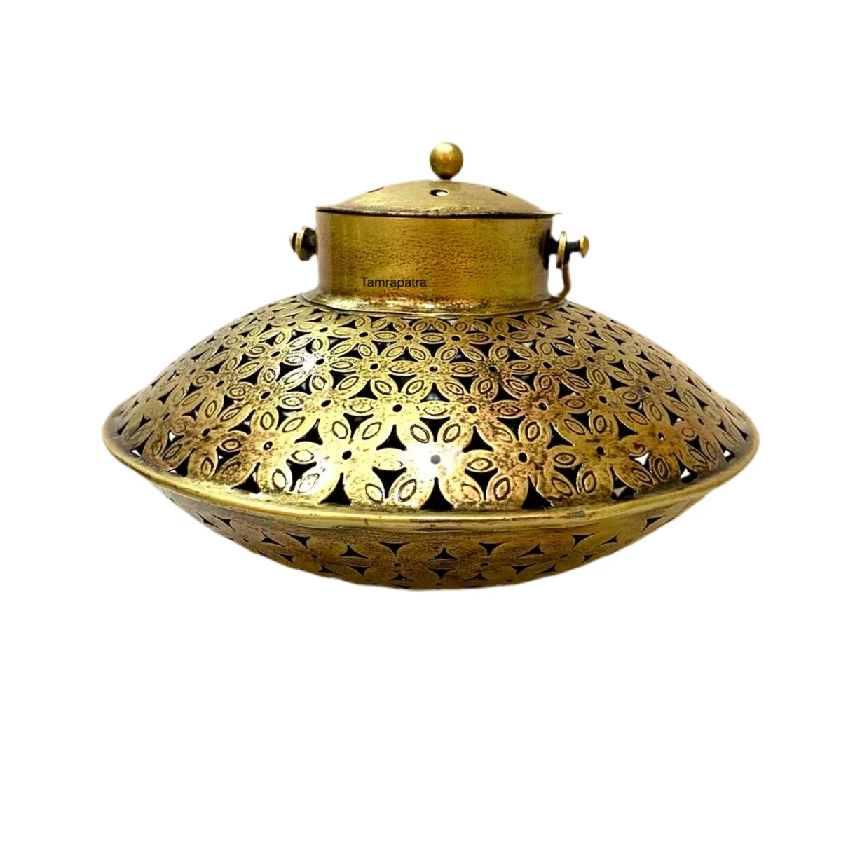 Handi Style Hanging Tea Light Holder Metal Lantern Vintage Art By Tamrapatra