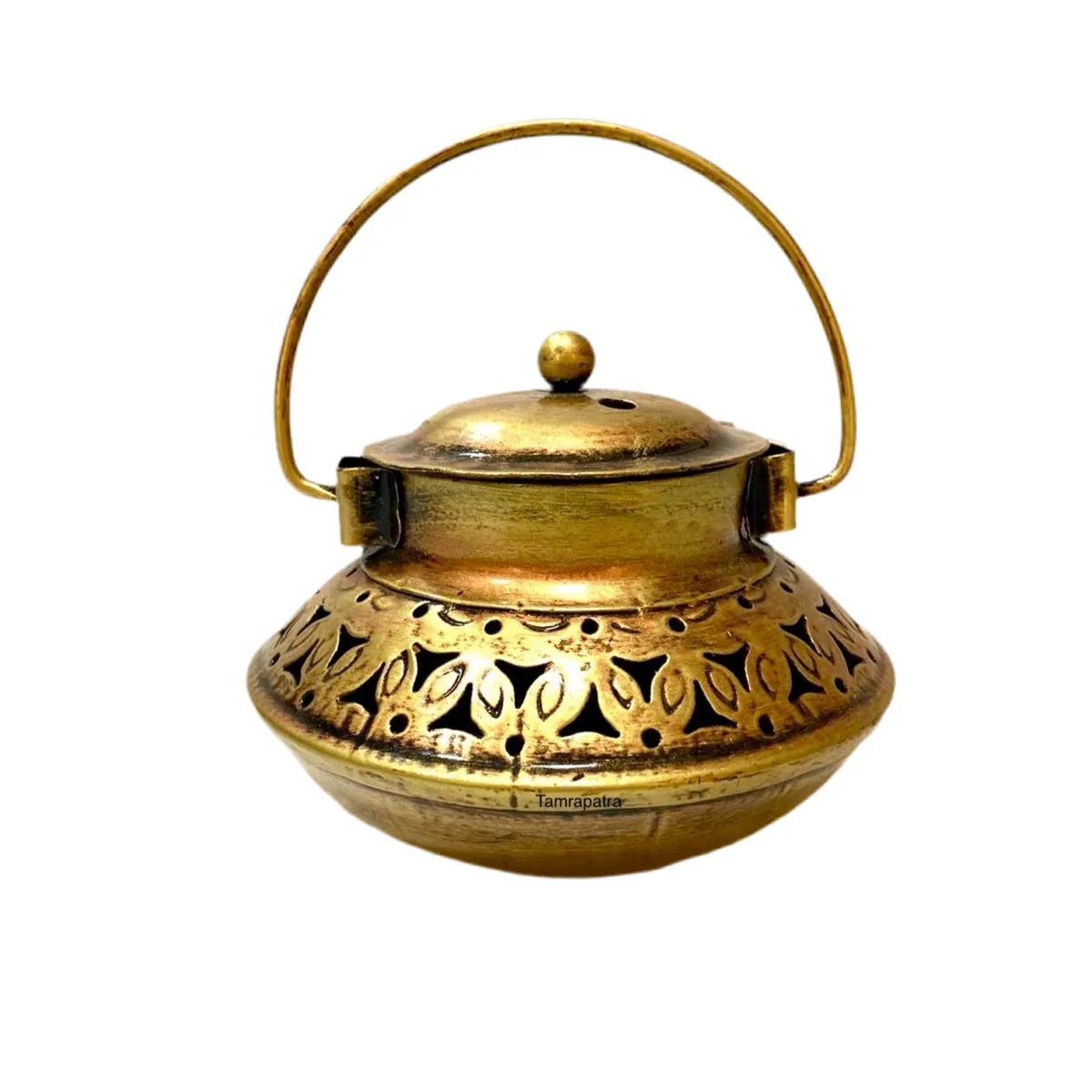 Handi Style Hanging Tea Light Holder Metal Lantern Vintage Art By Tamrapatra