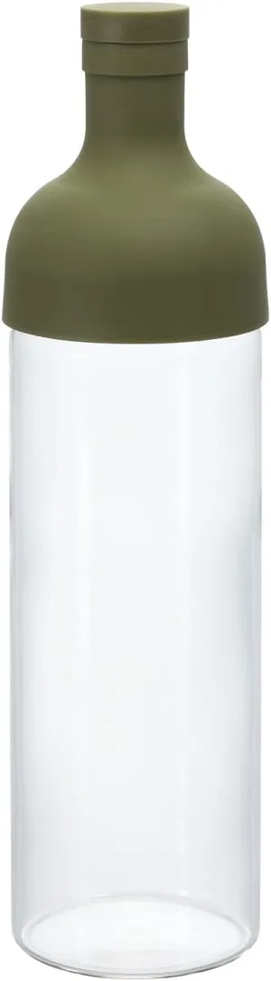 Hario Cold Brew Tea Wine Bottle, 750ml, Olive Green