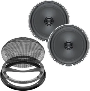 Hertz MPX 165.3 Millie Pro Series 6.5" 200 W Peak Coaxial Speakers with MPG 165.3 Pro Grilles