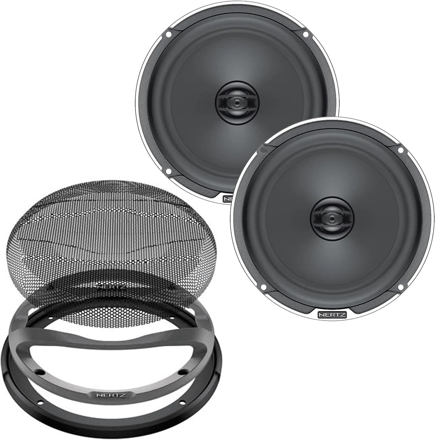 Hertz MPX 165.3 Millie Pro Series 6.5" 200 W Peak Coaxial Speakers with MPG 165.3 Pro Grilles