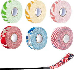 Hockey Tape for Ice Hockey Stick, 1 Inch x 27 Yards, Waterproof Non-Slip, 6 Rolls