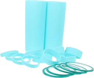 HOODANCOS Silicone Band Sublimation Sleeve for Bottles Portable Cup Sleeve Elastic Heat Resistant Band 20oz Uv Proof