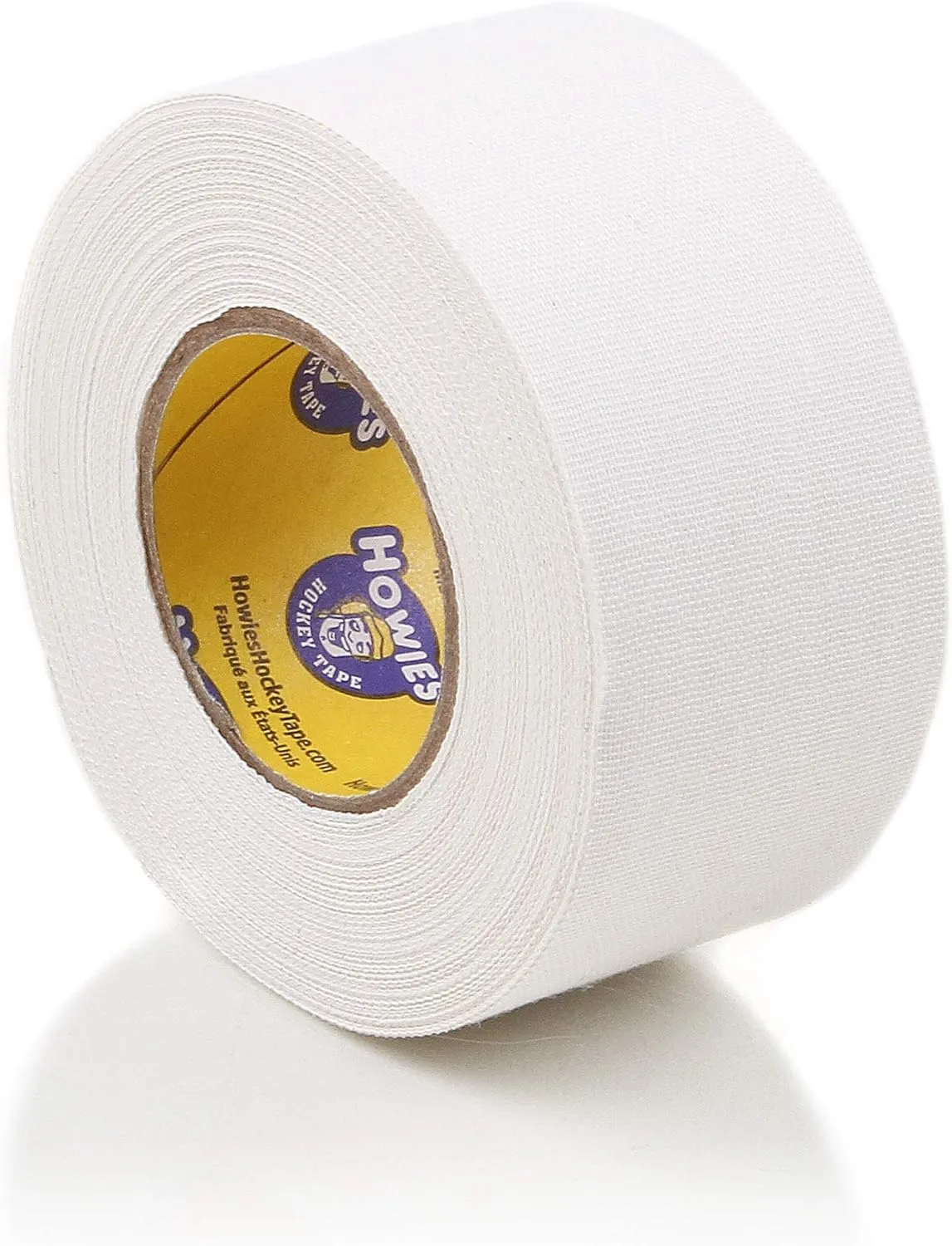 Howies 1.5" Cloth Hockey Tape - Strong Grip, Long-Lasting Adhesive Stick Tape for Hockey, Lacrosse, Baseball - 1.5" x 15yds of Premium Wide Sports Tape per Roll - Includes Free Tape Tin