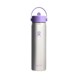 Hydro Flask 24 oz Wide Mouth With Flex Straw Cap - Stainless Violet (Limited Edition)