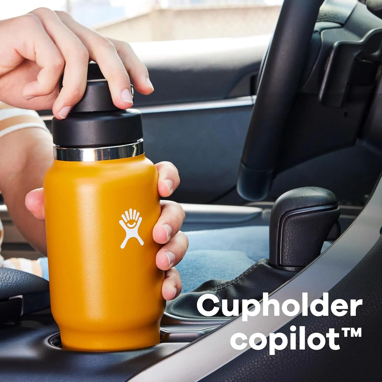 Hydro Flask 32 Oz Wide Flex Chug Cap Travel Bottle Fossil