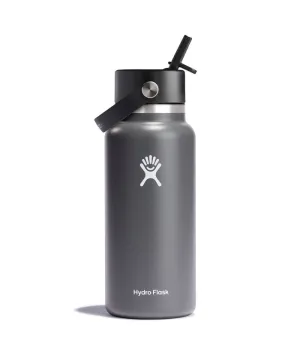 HYDRO FLASK 32OZ WIDE FLEX STRAW CAP STONE