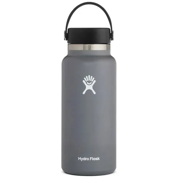 Hydro Flask 946 ml | Stone Wide Mouth Water Bottle | 32 OZ