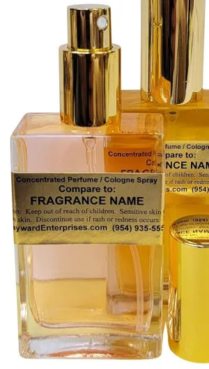 HYWD Enterprises Perfume Spray Comparable to ARMANI CODE for women, Fragrance Rendition, Fragrance Spray, Eau de Parfum, 2 oz. (60ml) Glass
