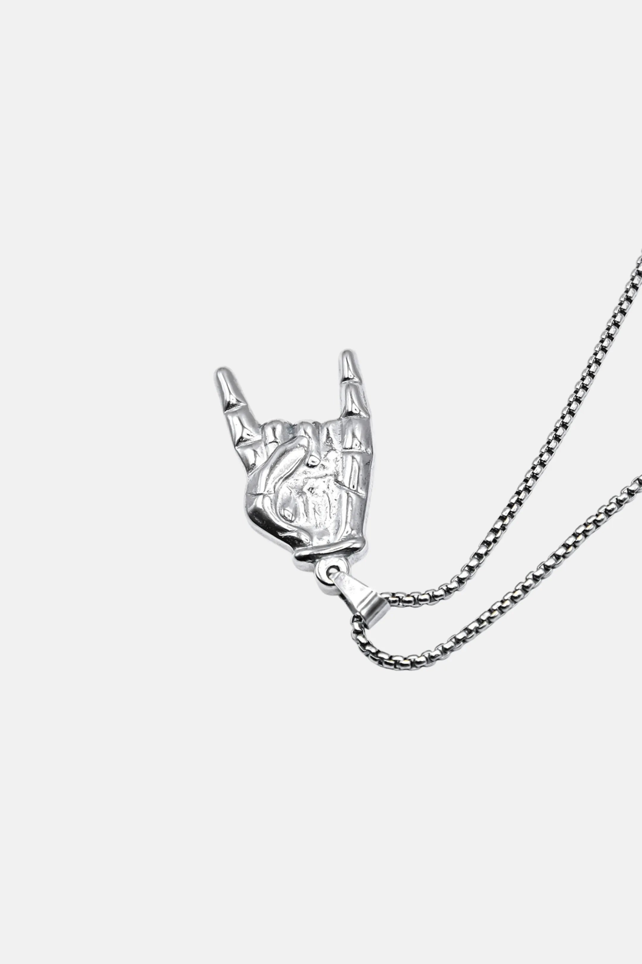 ‘Icon’ Rock Hand Necklace