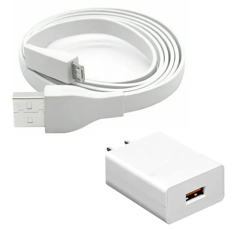 ienza Replacement USB Charging Cable Cord Wire and AC Power Adapter for Ultimate Ears UE Wonderboom, Boom, Roll & Megaboom