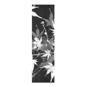 Ink Splatter Grey Foliage Designed Grip Tape for Skateboards Waterproof Grip Tape for Scooter 33×9 Inch Cinta de agarre para Skate