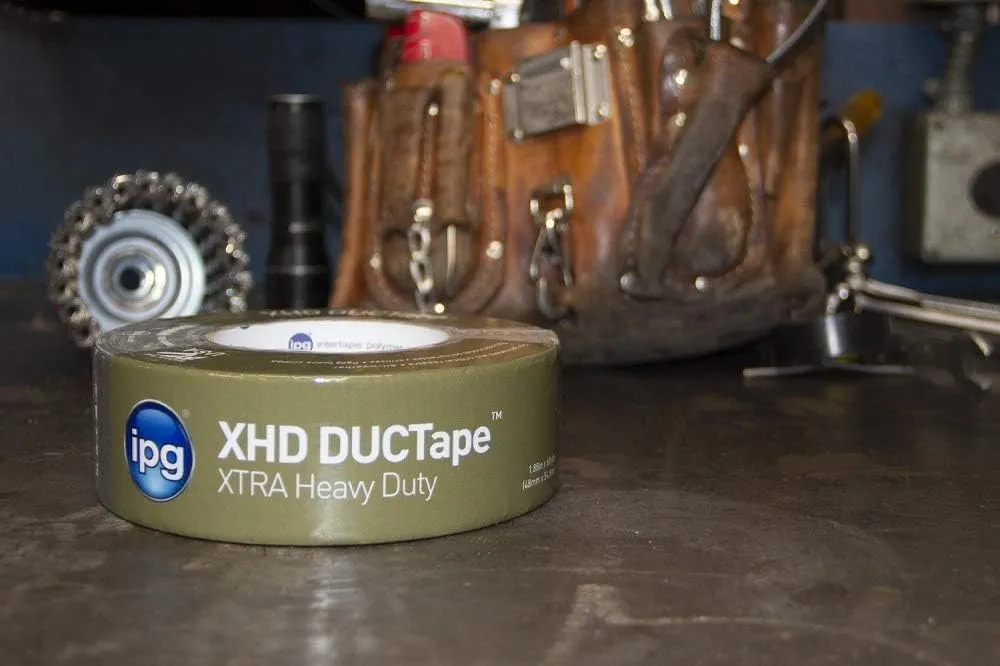 IPG XHD DUCTape, Extra Heavy Duty Duct Tape, 1.88" x 60 yd, Silver (Single Roll)