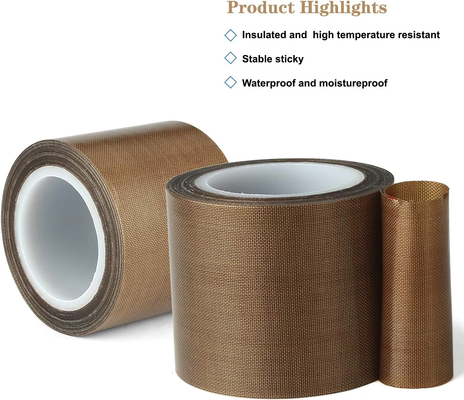 iVict Teflon Tape/PTFE Tape for Vacuum Sealer Machine,Hand and Impulse Sealers (1-inch x 33 Feet)-Suitable for FoodSaver, Seal A Meal, Weston, Cabella's and Many More