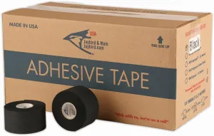 Jaybird & Mais Latex Free Athletic Trainers Adhesive Tape (8 Rolls), Black