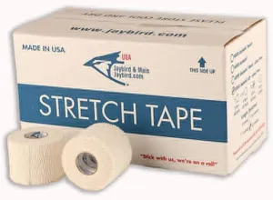 Jaybird & Mais LST Latex Free Light Weight Stretch Tape (24 Rolls), White