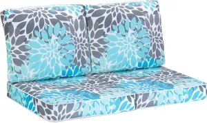 JMGBird Set of 2 Outdoor Cushion Tufted Pillow, Deep Seat Outdoor Chair Cushion 22"x22" Patio Cushions for Outdoor Furniture