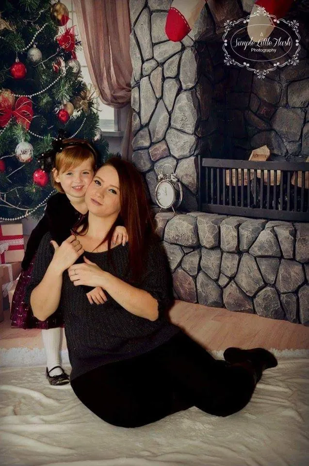Kate Christmas Tree Backdrop Gift Stove Sock Props for Photography