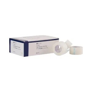 Kendall Medical Tape, 1 Inch x 10 Yd, Plastic, Transparent, Non-Sterile, 12 Rolls, 1 Pack