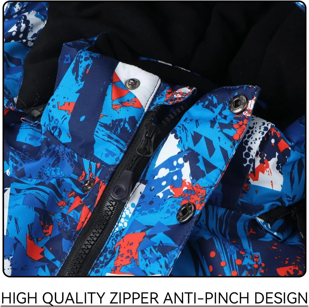 Kids Ski Jacket & Pants Set Winter Snowboarding Rain Coats Girls Boys Snow Suits