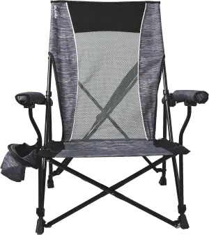 Kijaro Dual Lock Low Profile Hard Arm Camping Chair, Hallett Peak Gray