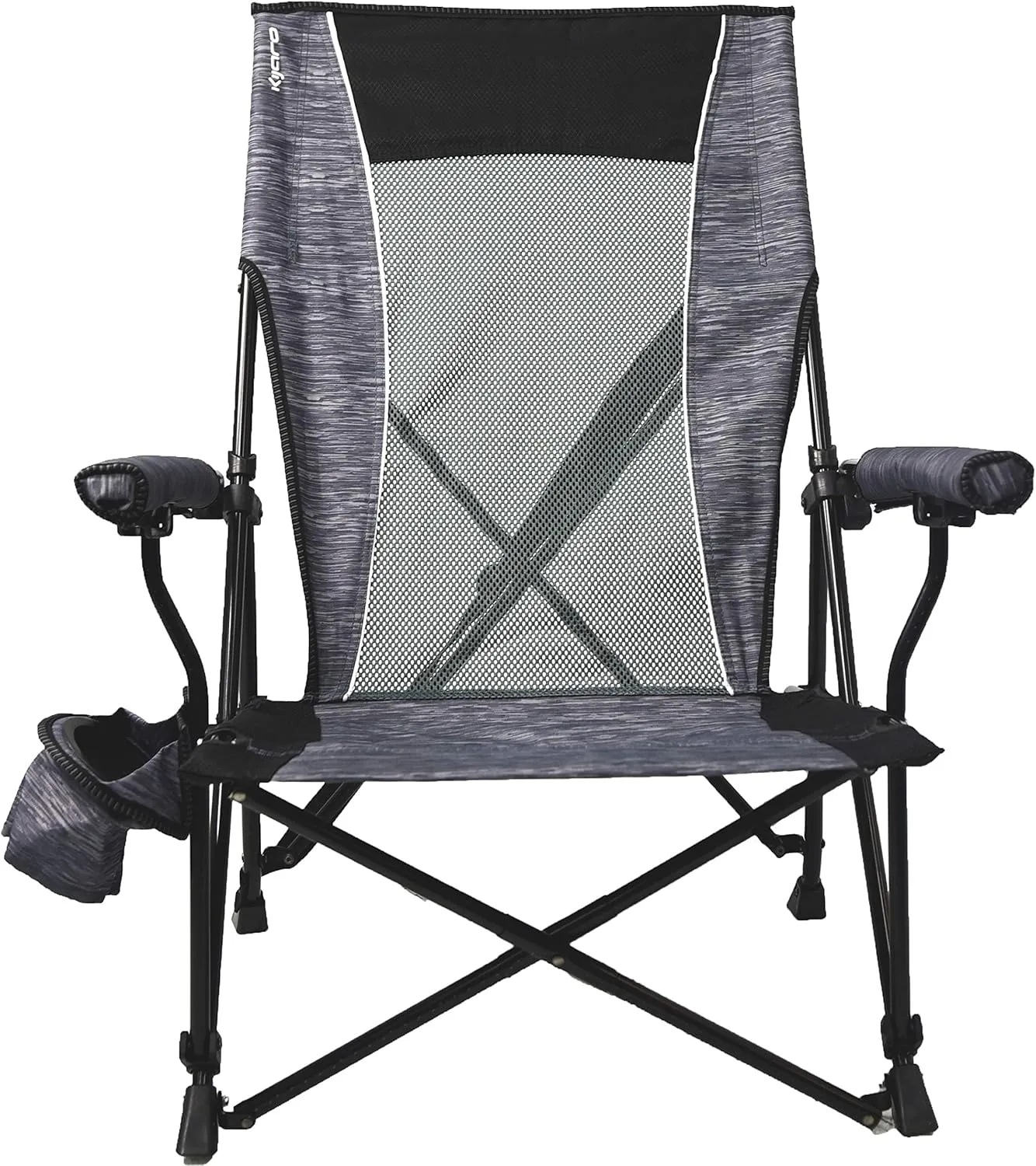 Kijaro Dual Lock Low Profile Hard Arm Camping Chair, Hallett Peak Gray