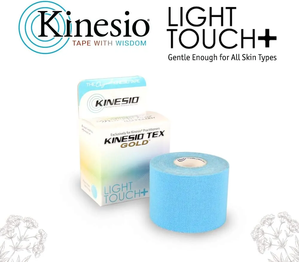 Kinesio Taping - Elastic Therapeutic Athletic Tape Tex Gold Light Touch - Sakura Pink – 2 in. x 16.4 ft